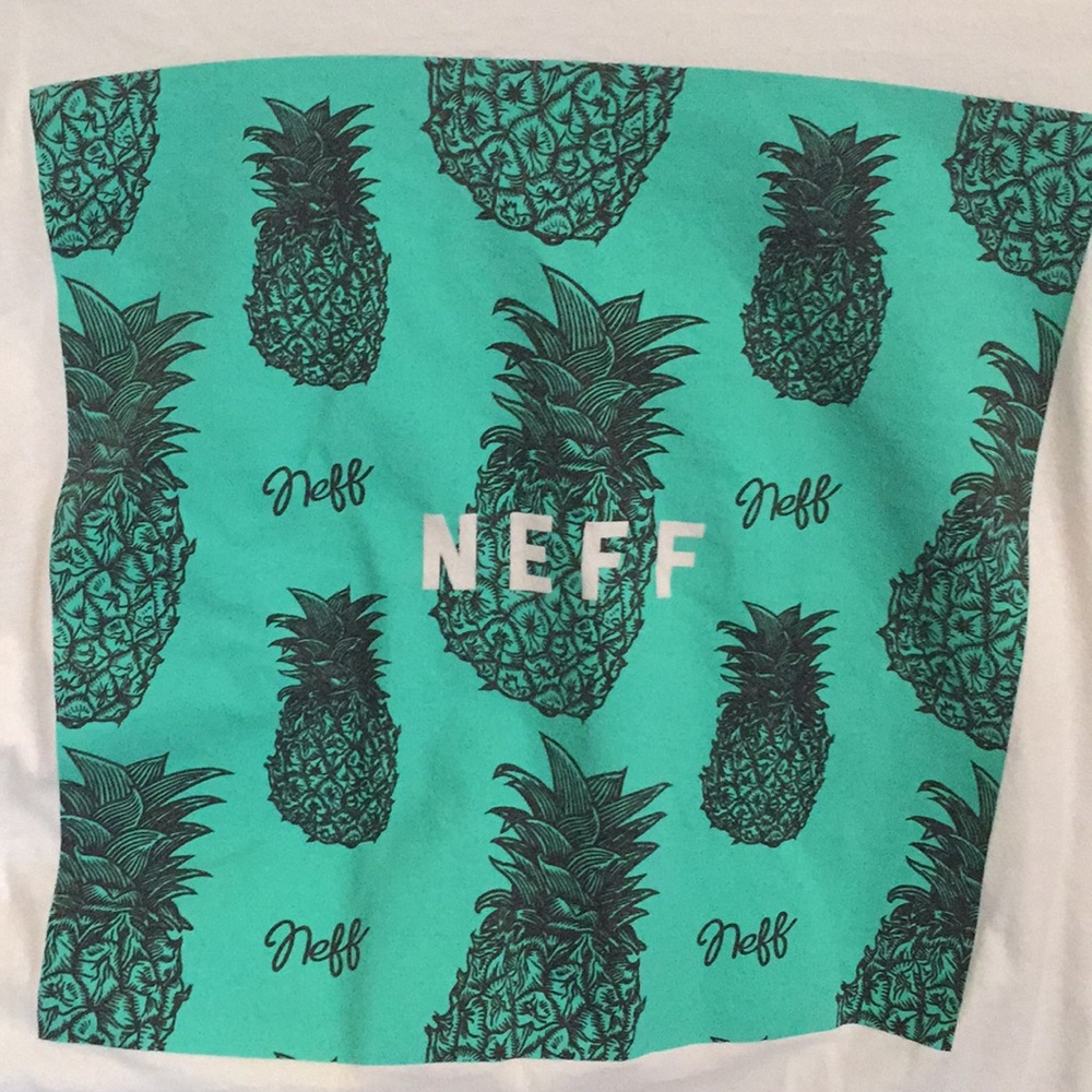 Neff Pineapple Graphic White T-shirt